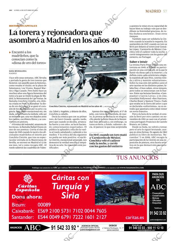ABC MADRID 06-10-2025 página 57