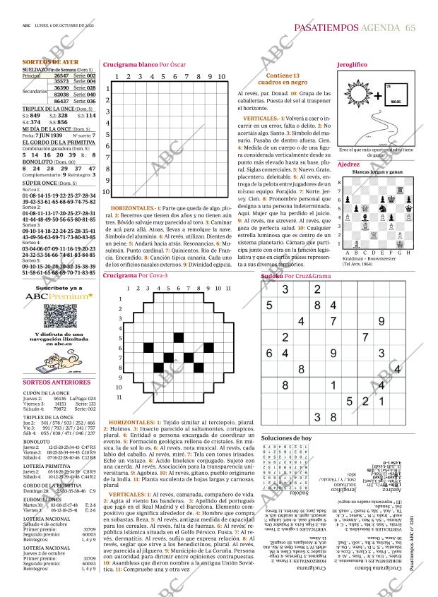 ABC MADRID 06-10-2025 página 65