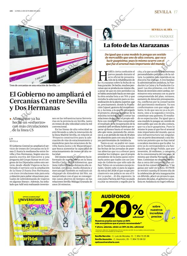 ABC SEVILLA 06-10-2025 página 17