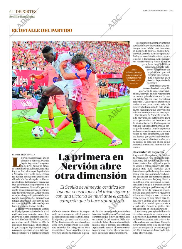 ABC SEVILLA 06-10-2025 página 64