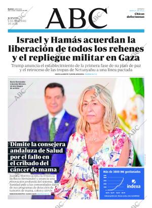 ABC MADRID 09-10-2025 página 1