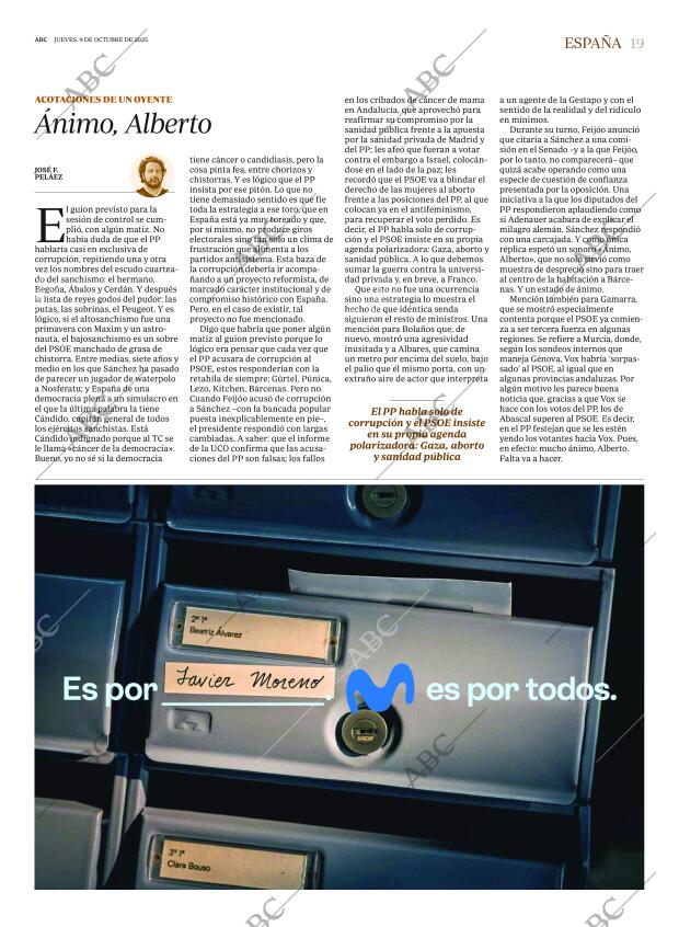 ABC MADRID 09-10-2025 página 19