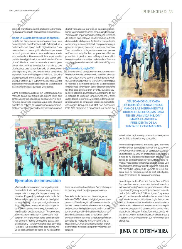 ABC MADRID 09-10-2025 página 33