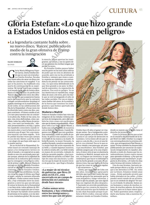 ABC MADRID 09-10-2025 página 45