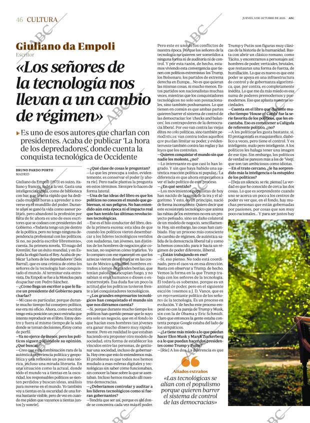 ABC MADRID 09-10-2025 página 46