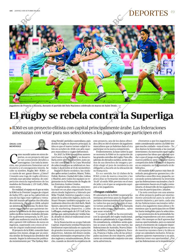 ABC MADRID 09-10-2025 página 49