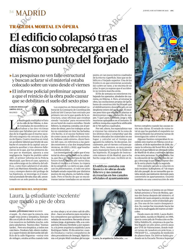 ABC MADRID 09-10-2025 página 54