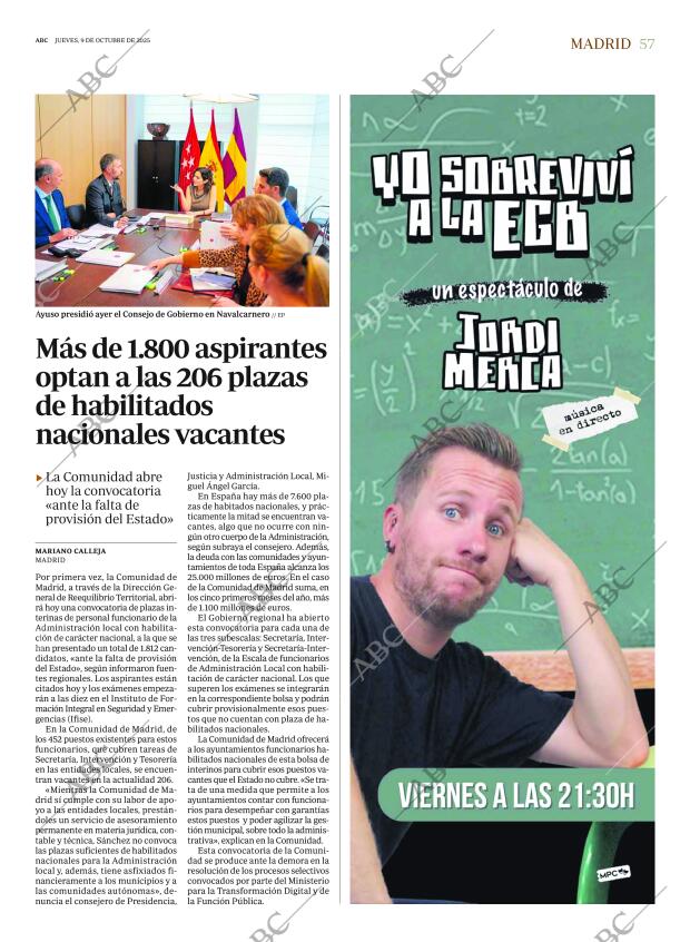ABC MADRID 09-10-2025 página 57