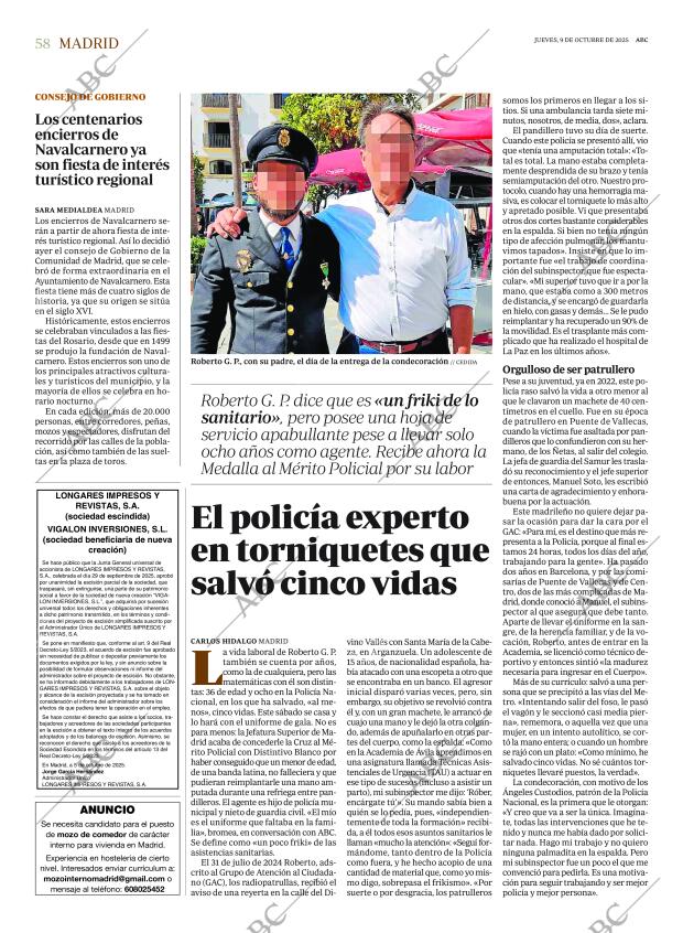 ABC MADRID 09-10-2025 página 58