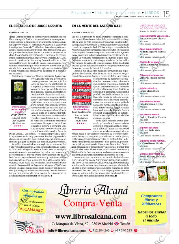 CULTURAL MADRID 18-10-2025 página 15