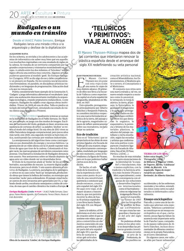 CULTURAL MADRID 18-10-2025 página 20