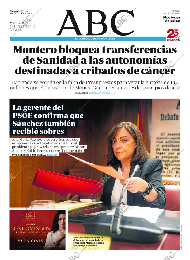 ABC CORDOBA 24-10-2025 página 1