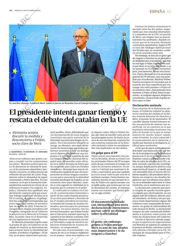 ABC MADRID 25-10-2025 página 15