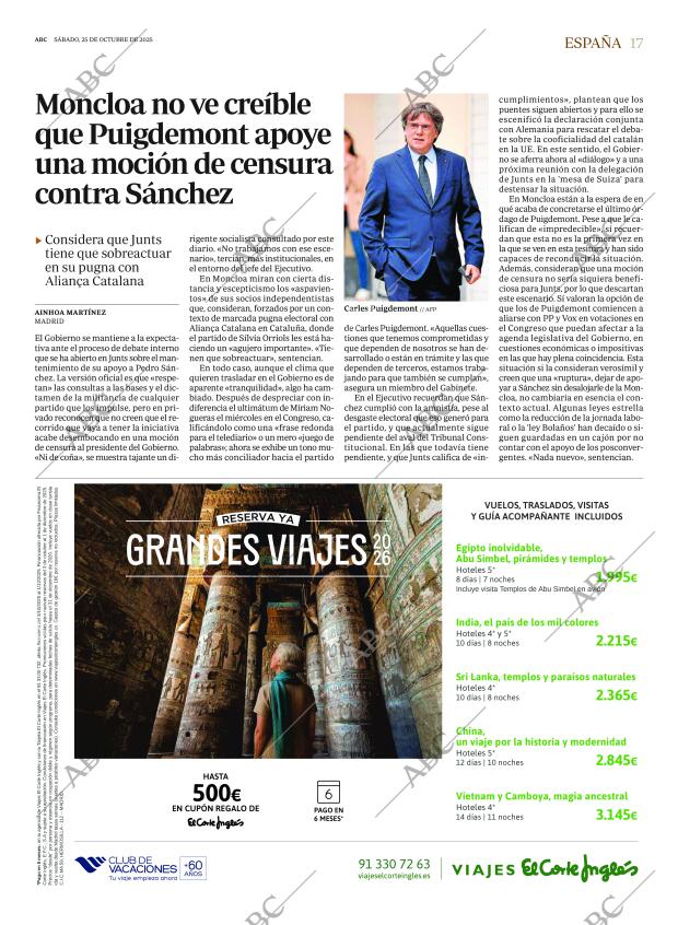ABC MADRID 25-10-2025 página 17
