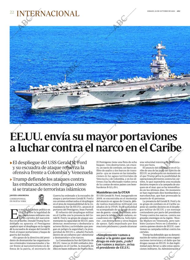 ABC MADRID 25-10-2025 página 22