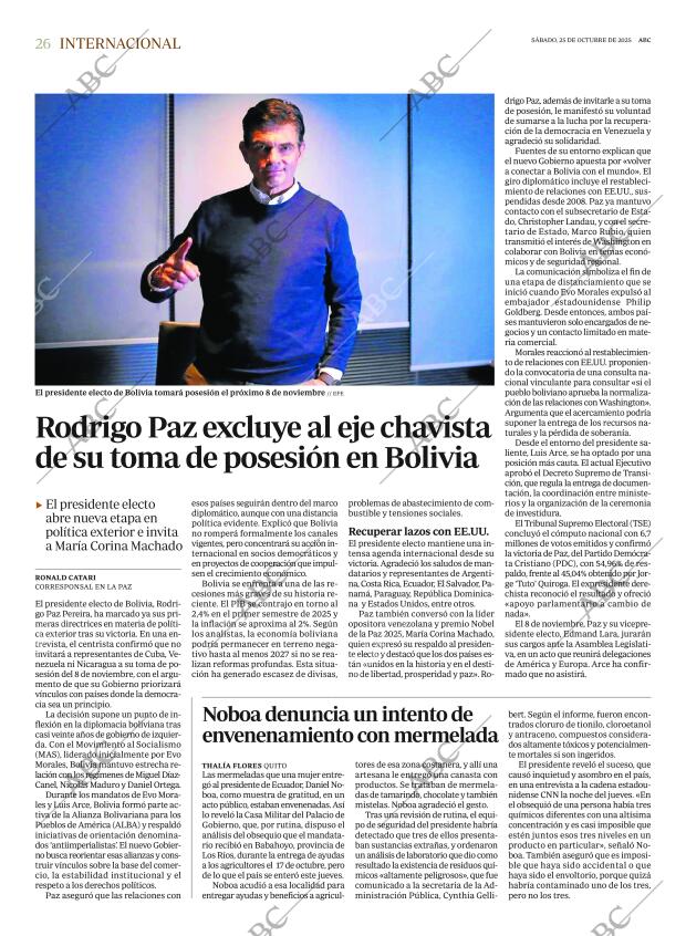 ABC MADRID 25-10-2025 página 26
