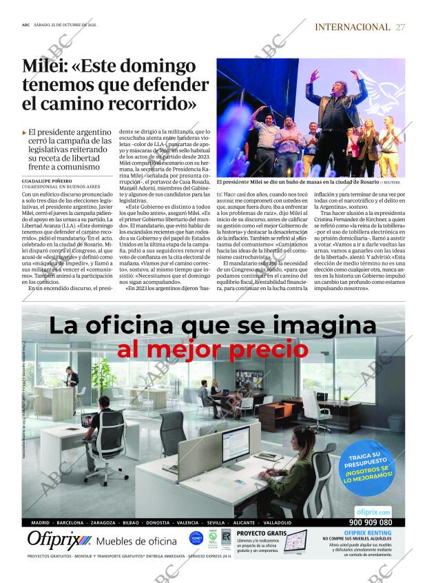ABC MADRID 25-10-2025 página 27