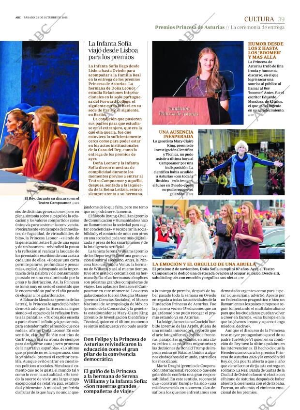 ABC MADRID 25-10-2025 página 39