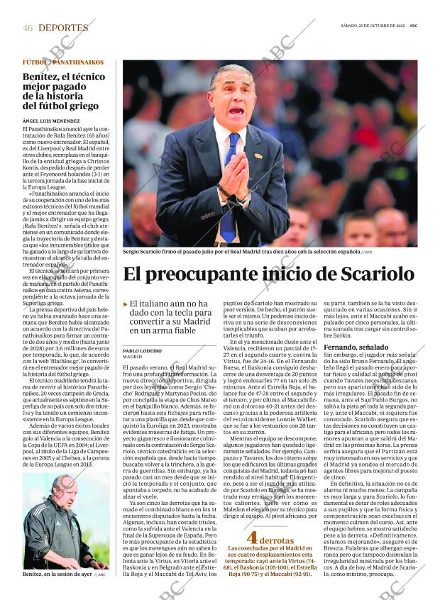 ABC MADRID 25-10-2025 página 46