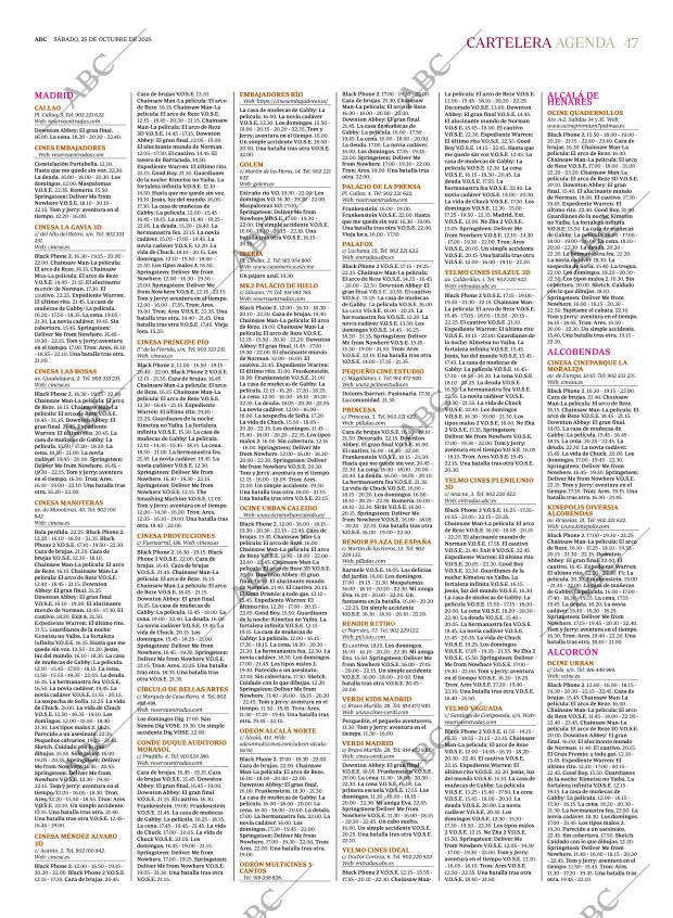 ABC MADRID 25-10-2025 página 47