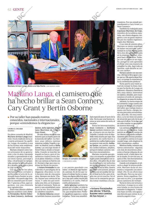 ABC MADRID 25-10-2025 página 62