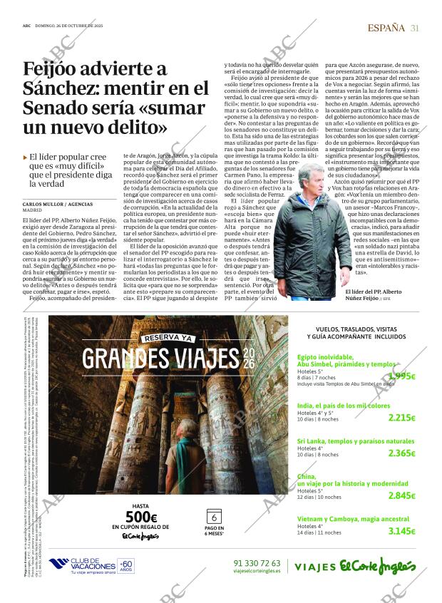 ABC MADRID 26-10-2025 página 31