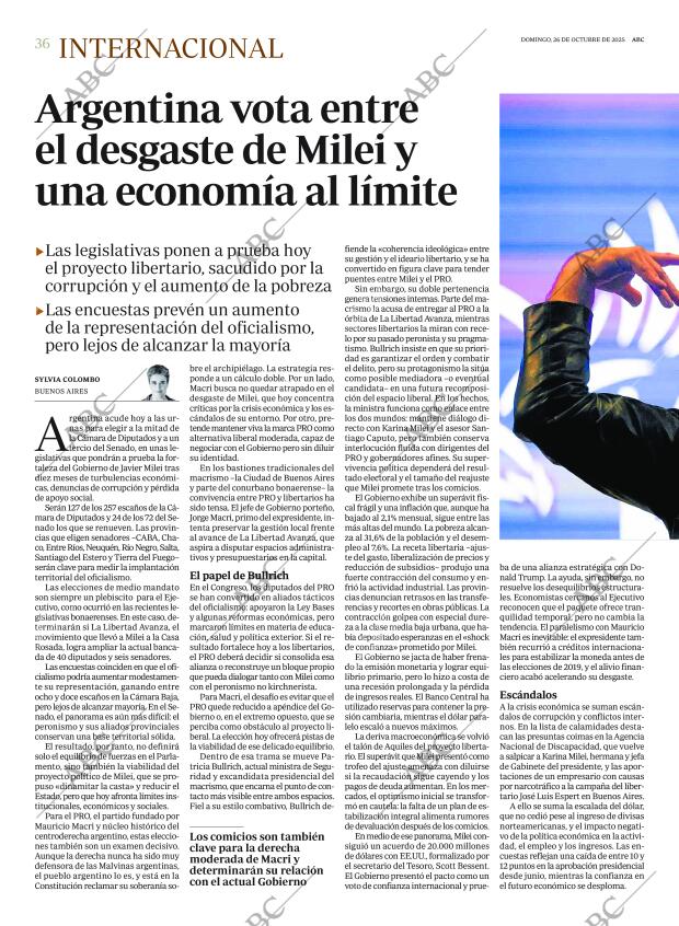 ABC MADRID 26-10-2025 página 36