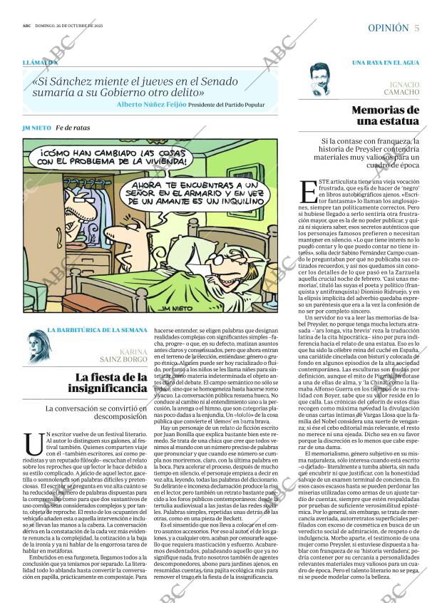 ABC MADRID 26-10-2025 página 5