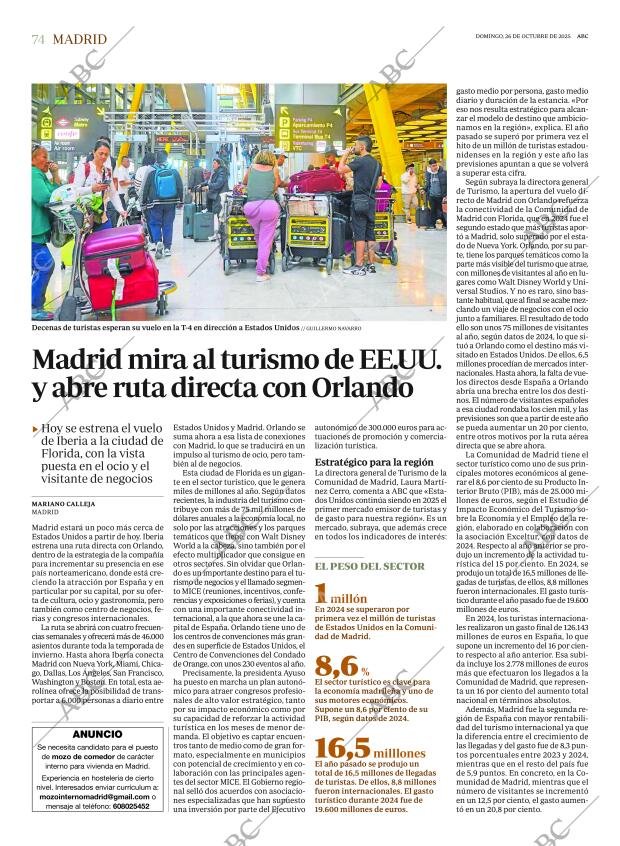 ABC MADRID 26-10-2025 página 74