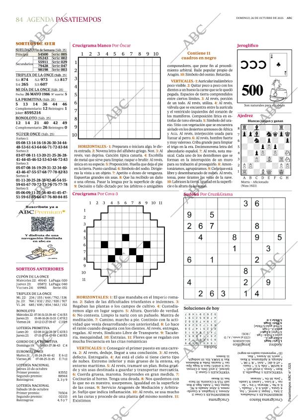 ABC MADRID 26-10-2025 página 84