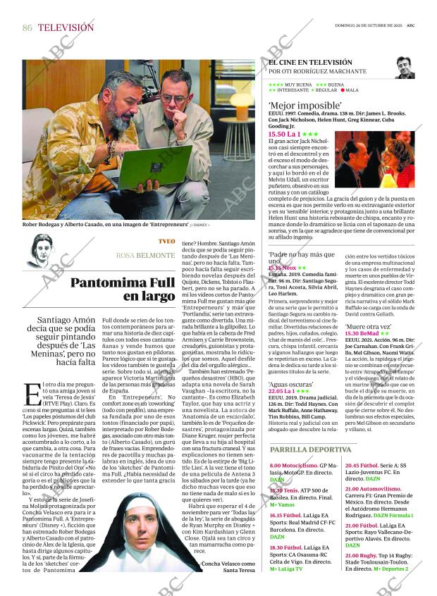 ABC MADRID 26-10-2025 página 86