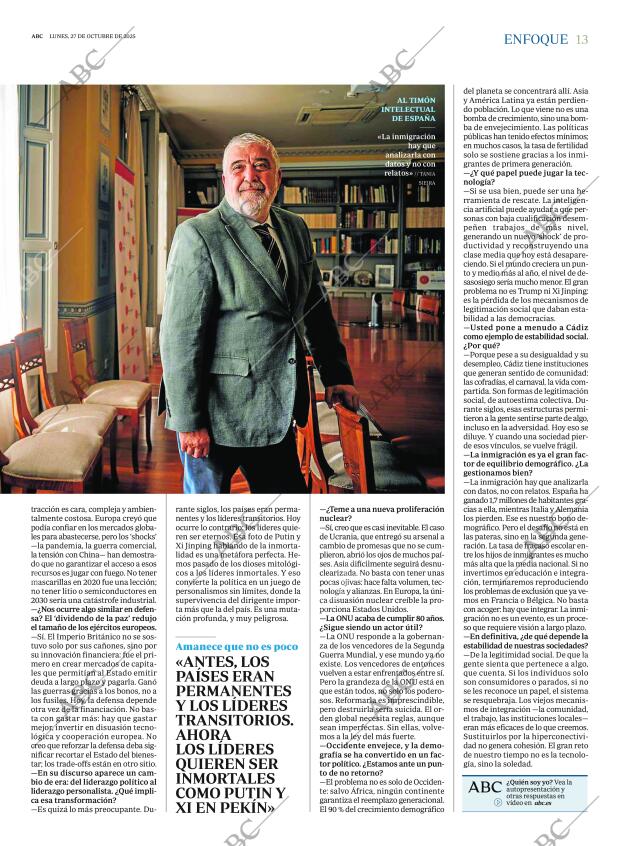ABC MADRID 27-10-2025 página 13