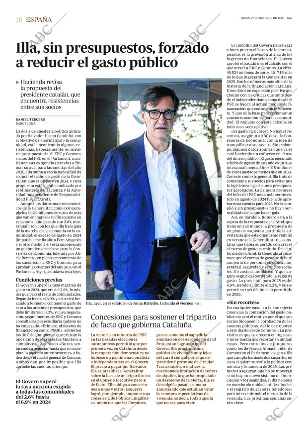 ABC MADRID 27-10-2025 página 18