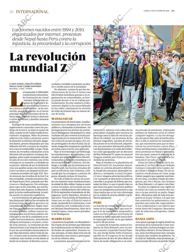 ABC MADRID 27-10-2025 página 28