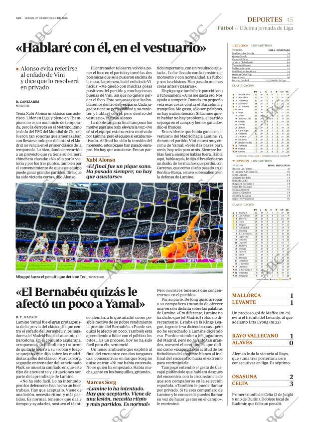 ABC MADRID 27-10-2025 página 45