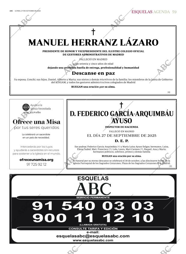 ABC MADRID 27-10-2025 página 59