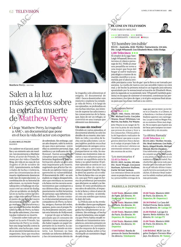 ABC MADRID 27-10-2025 página 62