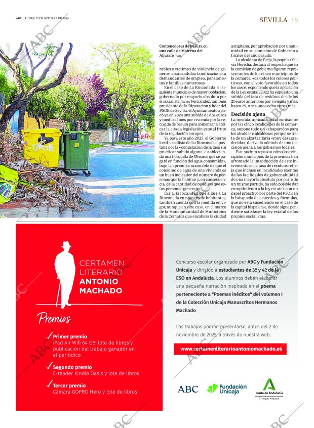 ABC SEVILLA 27-10-2025 página 15