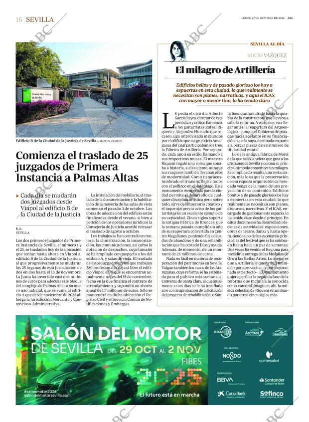 ABC SEVILLA 27-10-2025 página 16