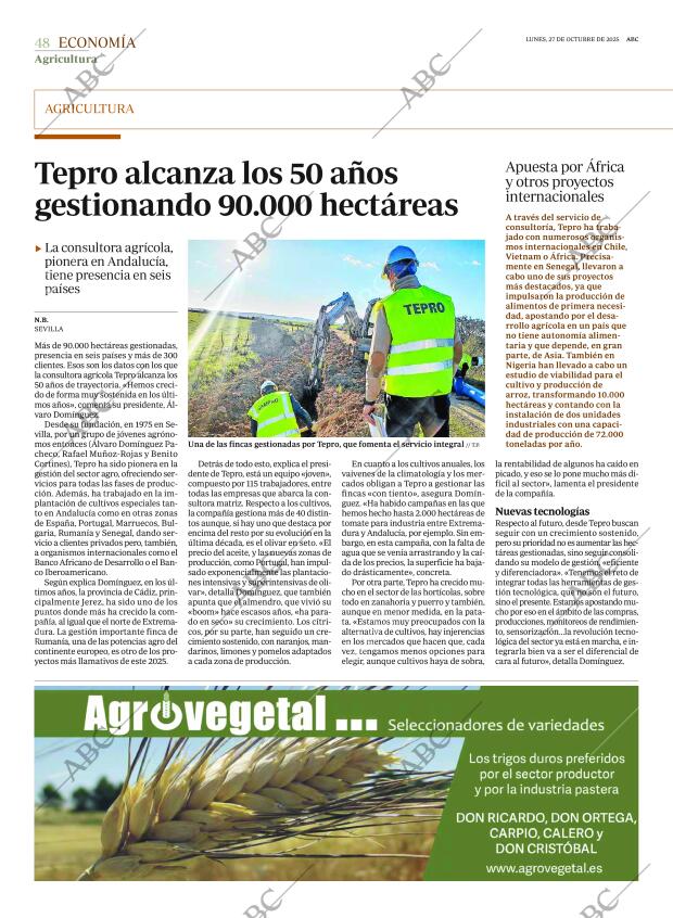 ABC SEVILLA 27-10-2025 página 48
