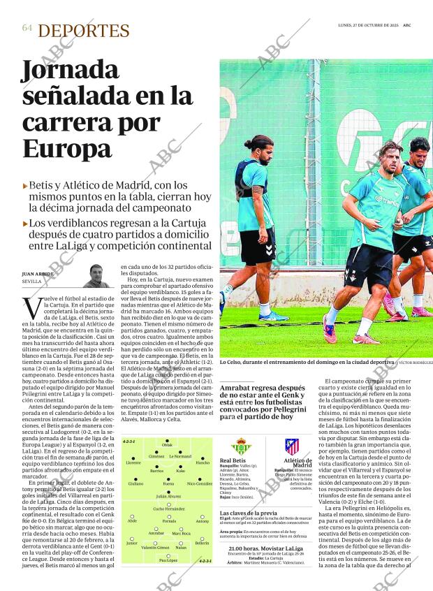 ABC SEVILLA 27-10-2025 página 64