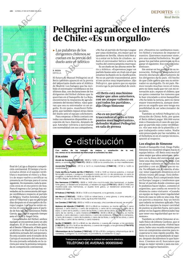 ABC SEVILLA 27-10-2025 página 65