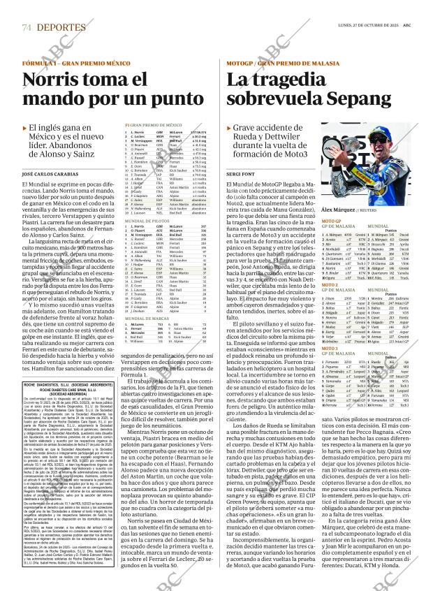 ABC SEVILLA 27-10-2025 página 74