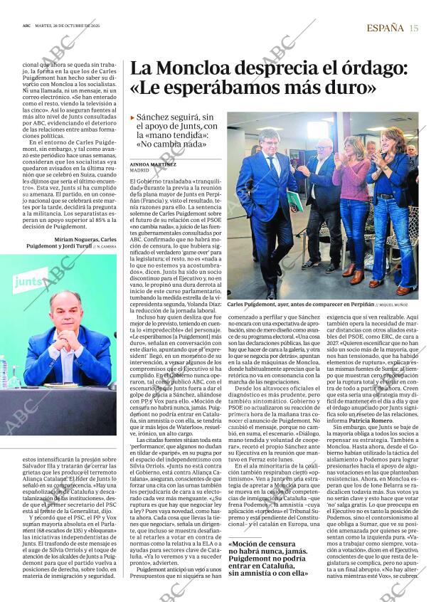 ABC MADRID 28-10-2025 página 15