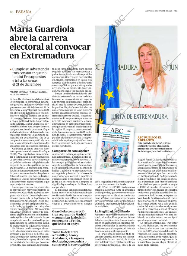 ABC MADRID 28-10-2025 página 18