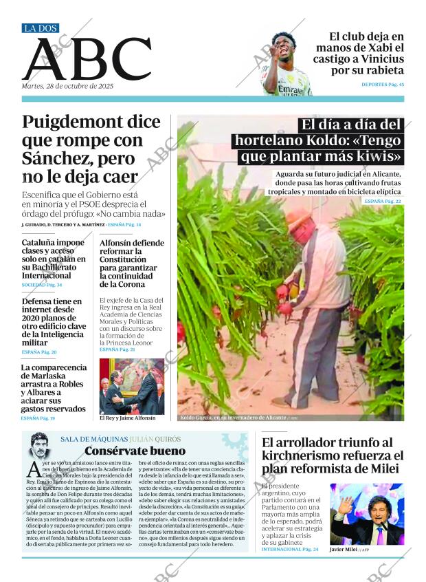 ABC MADRID 28-10-2025 página 2