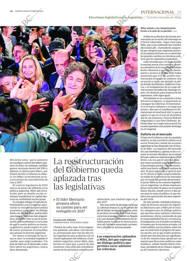 ABC MADRID 28-10-2025 página 25