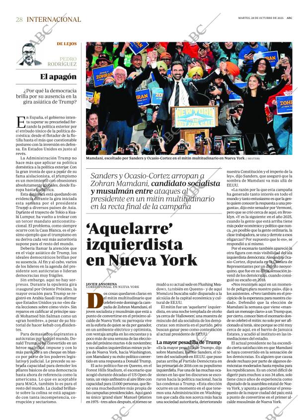 ABC MADRID 28-10-2025 página 28