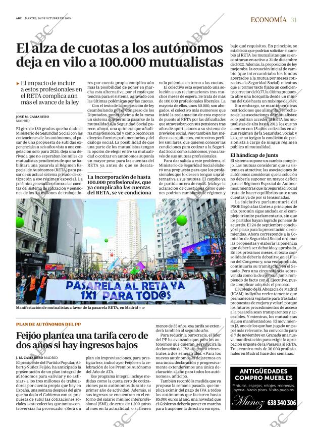 ABC MADRID 28-10-2025 página 31