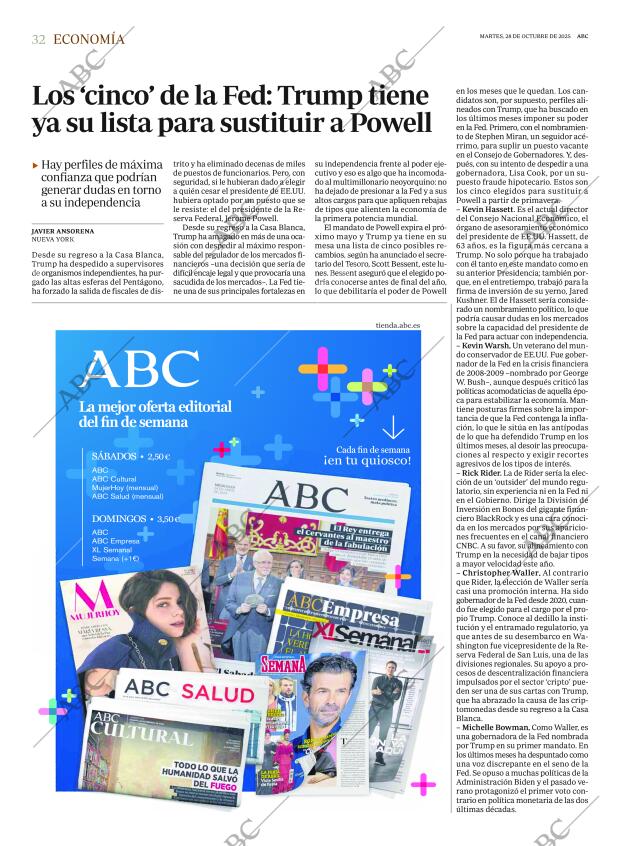 ABC MADRID 28-10-2025 página 32